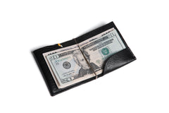 Money Clip Wallet Black Action 2